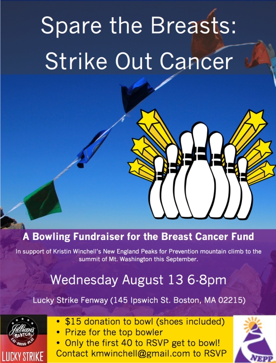 bowling for breast cancer flier
